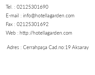 La Garden Hotel iletiim bilgileri